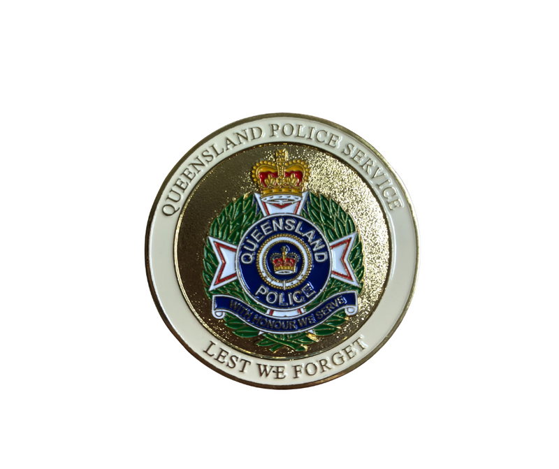 Queensland Police In The Great War with Challenge Coin
