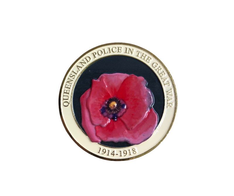 Queensland Police In The Great War with Challenge Coin