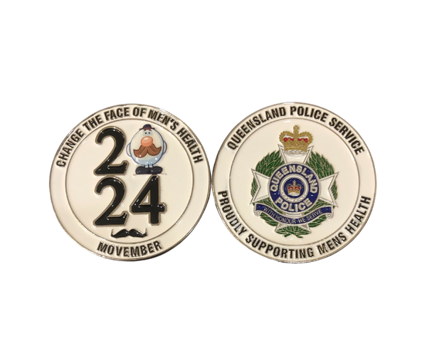 Movember QPS Challenge Coin