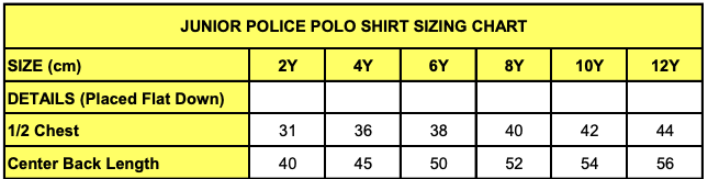 CSP Junior Police Polo Shirt