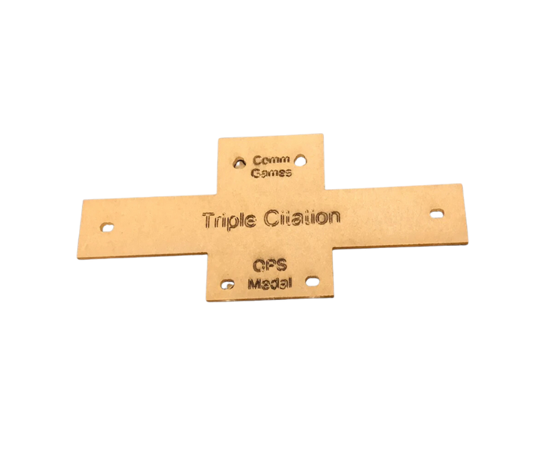 Triple Citation Mounting Plate