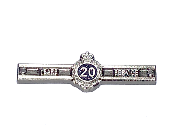 QPS - 20 years service medal clasps