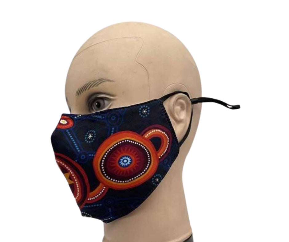 Look To The Stars Face Mask Queensland Police Health & Recreation