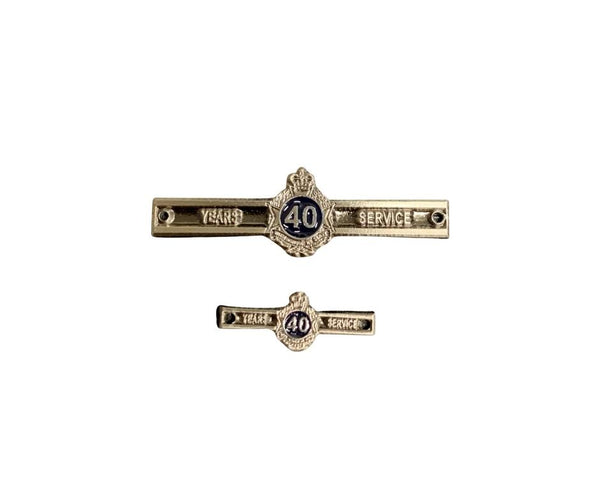 QPS - 40 years service medal clasps