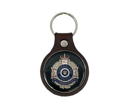 QPS Leather Keyring