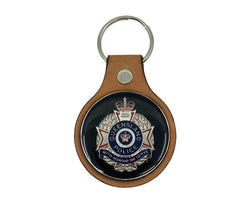 QPS Leather Keyring